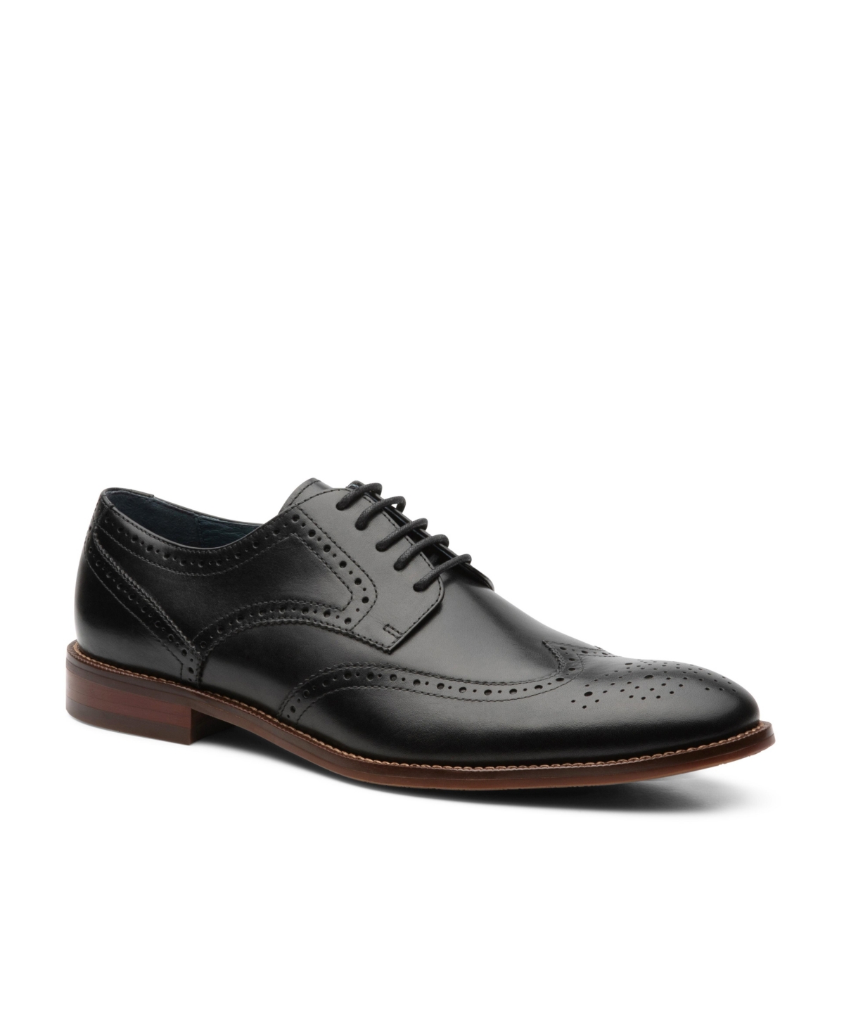 BLAKE MCKAY MEN'S MARSHALL DRESS LACE-UP WINGTIP LEATHER SHOES