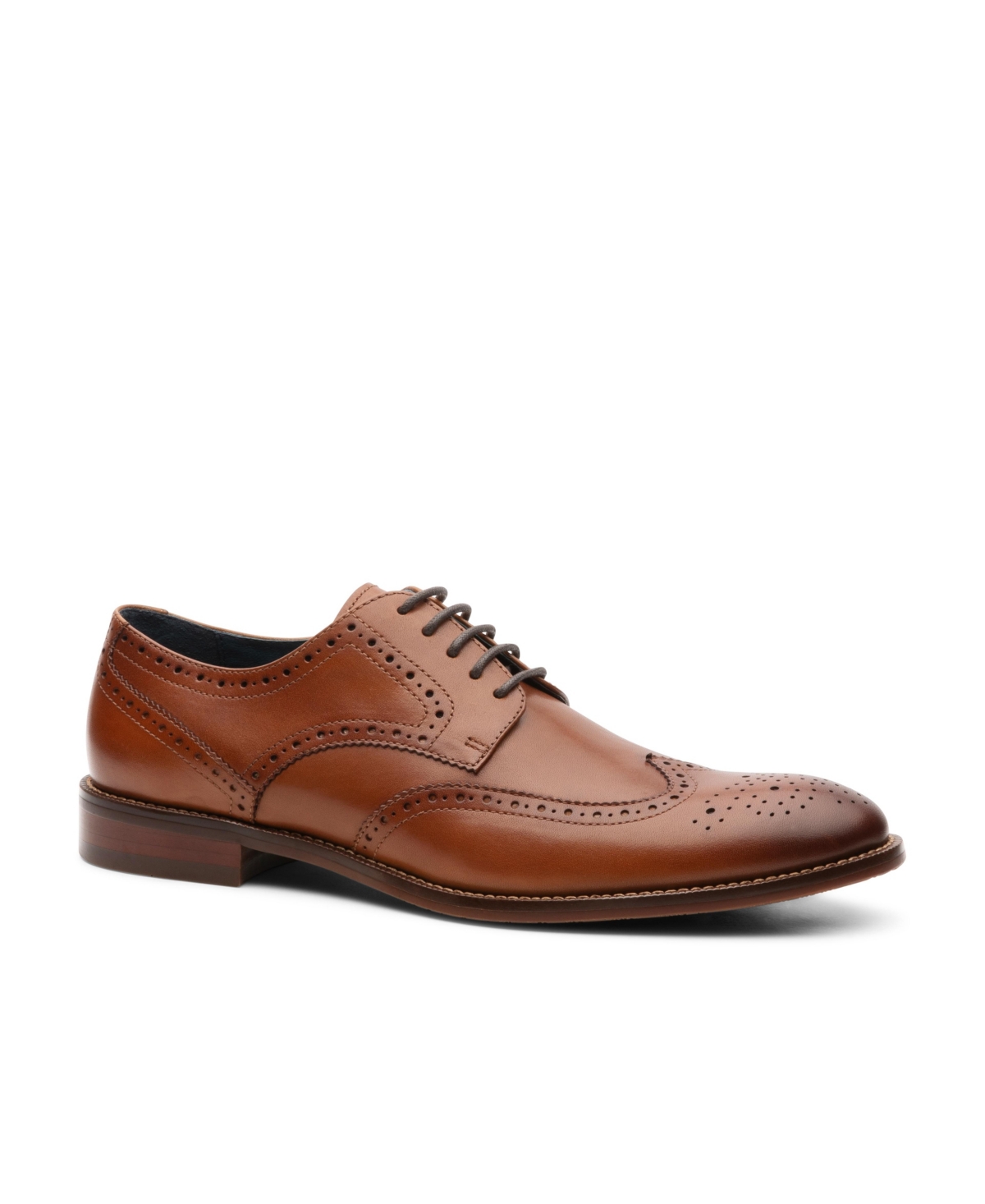 BLAKE MCKAY MEN'S MARSHALL DRESS LACE-UP WINGTIP LEATHER SHOES