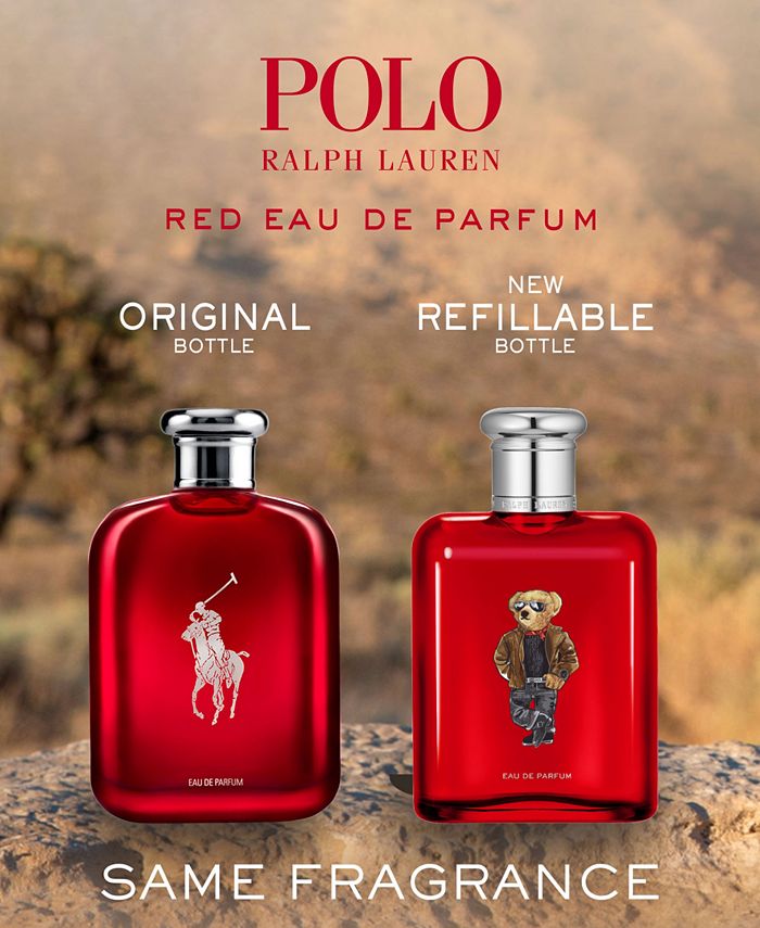 Ralph Lauren Men's Polo Red Eau de Parfum Limited Bear Edition Spray, 4.2 oz. Macy's