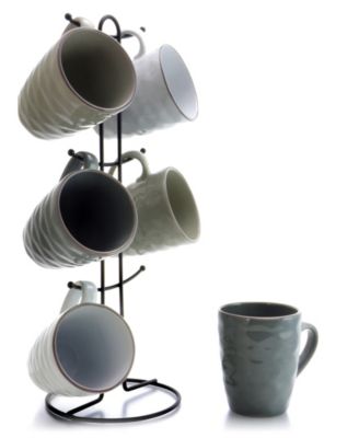 Honeysuckle Mugs, Set of 6