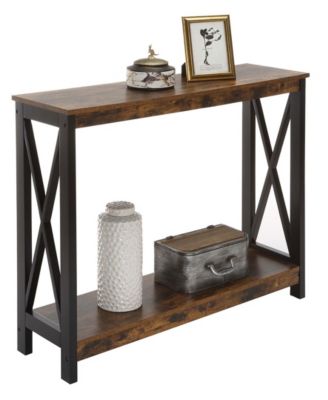 39.5" MDF Oxford Console Table with Shelf