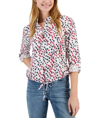 macy's tommy hilfiger women's shirts