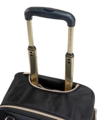 17" Softside Chevron 4-Wheel Spinner Carry-On Underseater