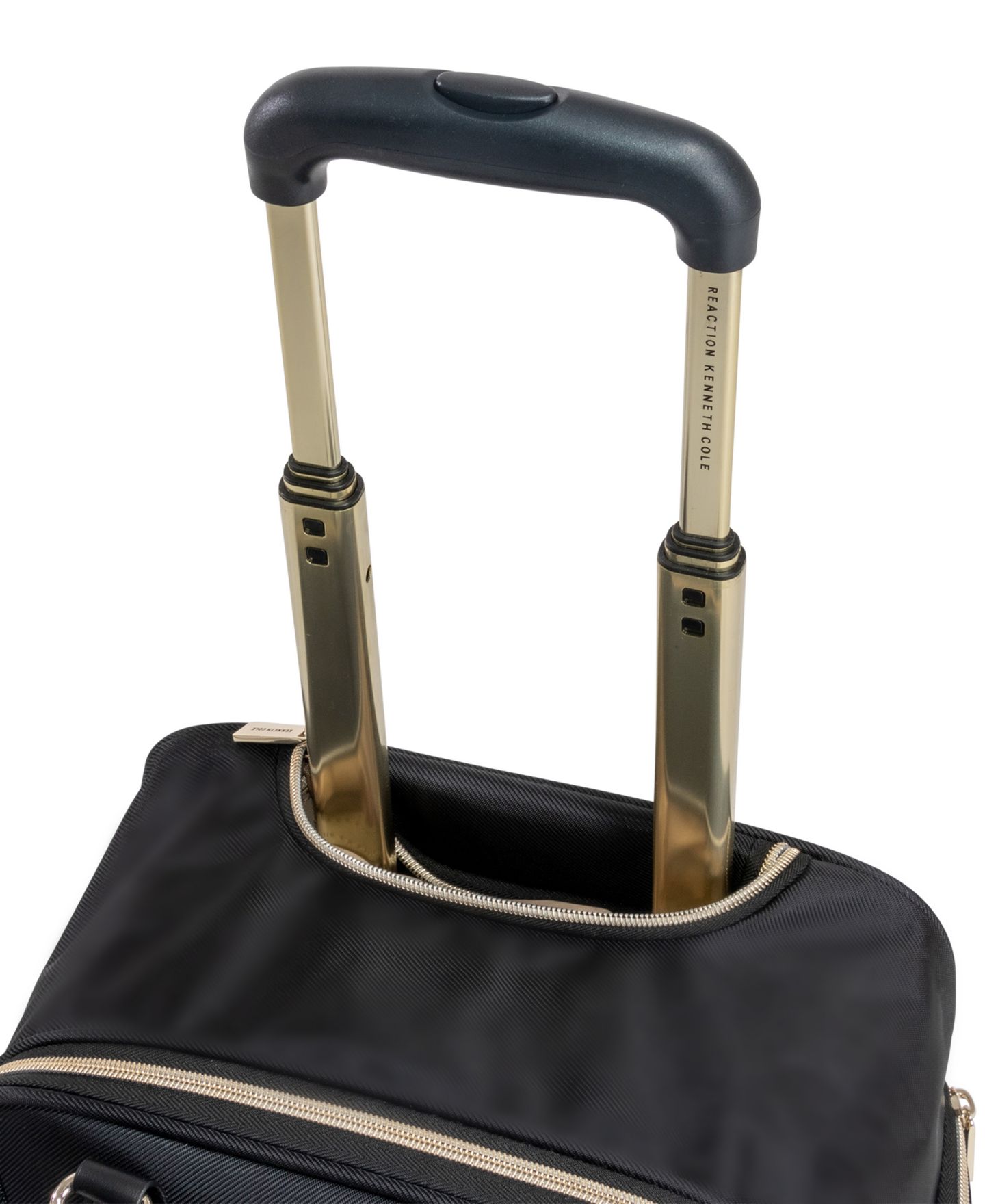 Чемоданы Kenneth Cole Reaction 17" Softside Chevron 4-Wheel Spinner Carry-On Underseater, цвет: Чёрный — фото 8