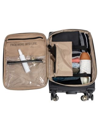 Women's Chelsea 3-Piece Chevron Softside Expandable Suitcase Set