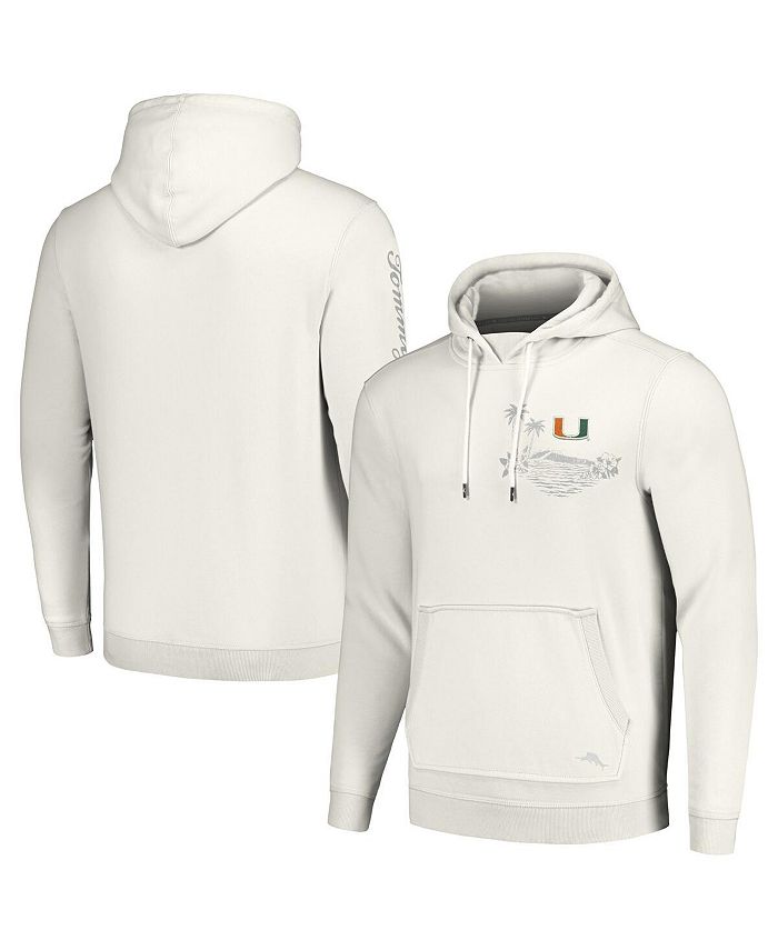 Tommy Bahama Men s White Miami Hurricanes Home Game Pullover