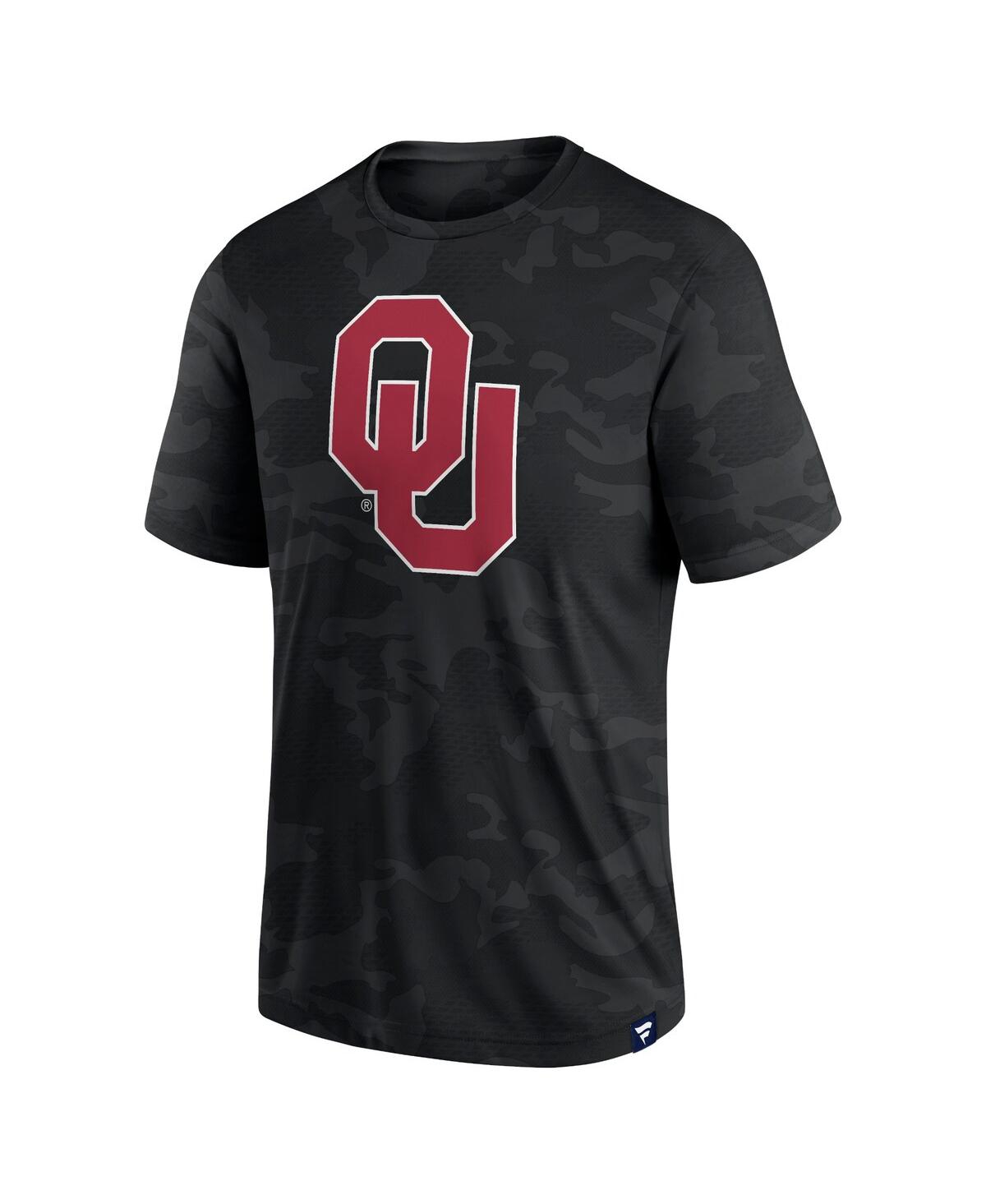 Men's FanaticsOklahoma Sooners Camo Logo T-shirt - Black