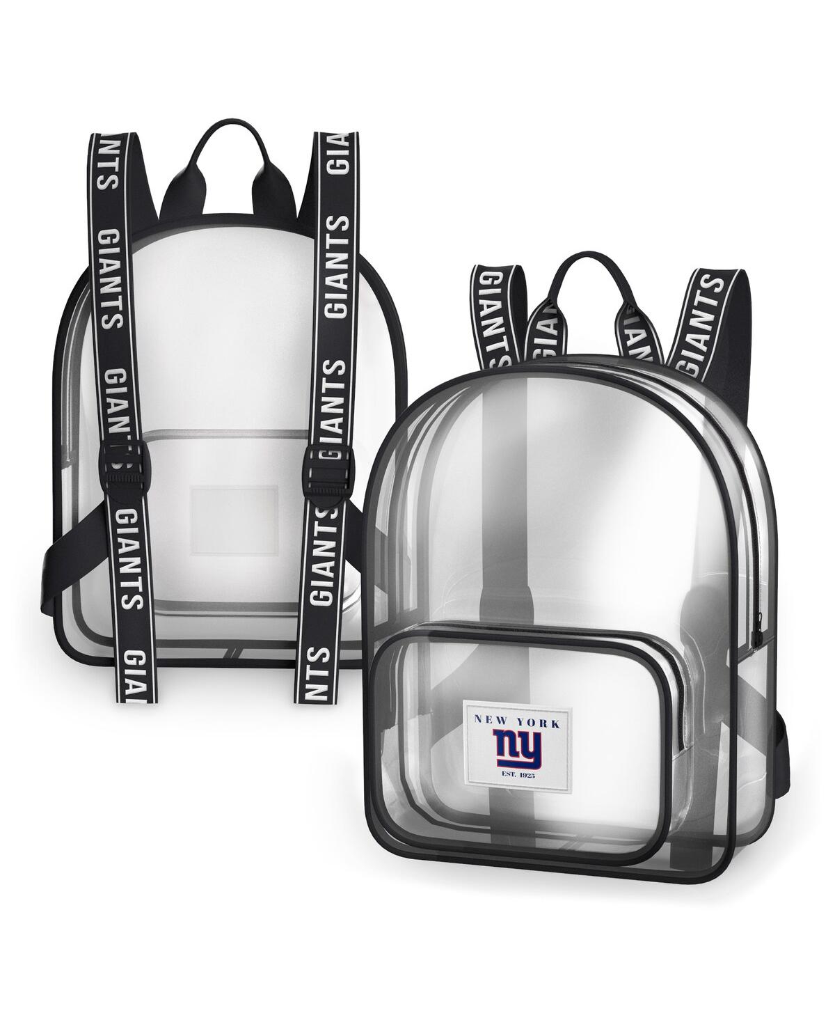 Men's and Women's Wear by Erin Andrews New York Giants Clear Stadium Backpack - Clear