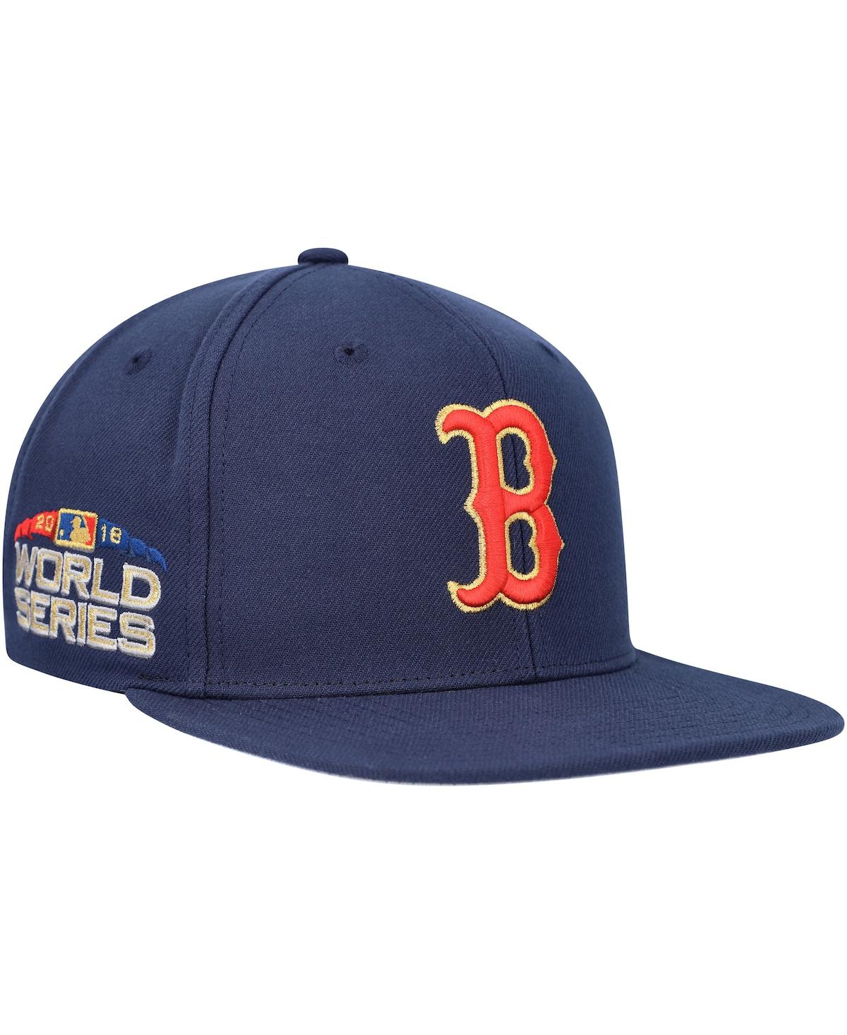 Mitchell & Ness Men's  Navy Boston Red Sox Champ'd Up Snapback Hat In Navy