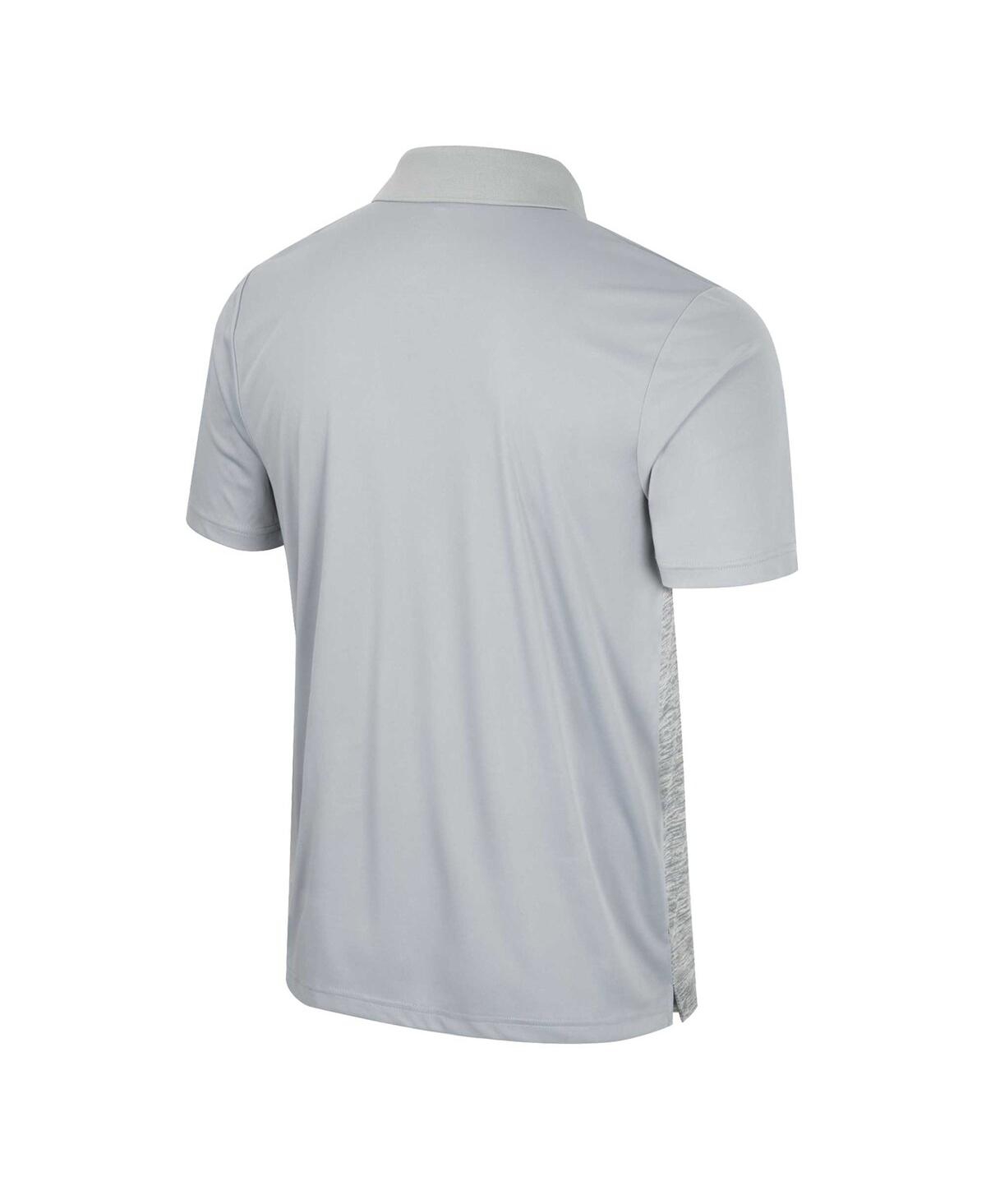 Shop Colosseum Men's  Gray Stanford Cardinal Cybernetic Polo Shirt