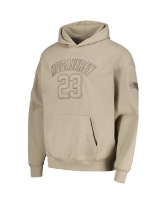 Men's Christian McCaffrey Tan San Francisco 49ers Player Name and Number Pullover Hoodie