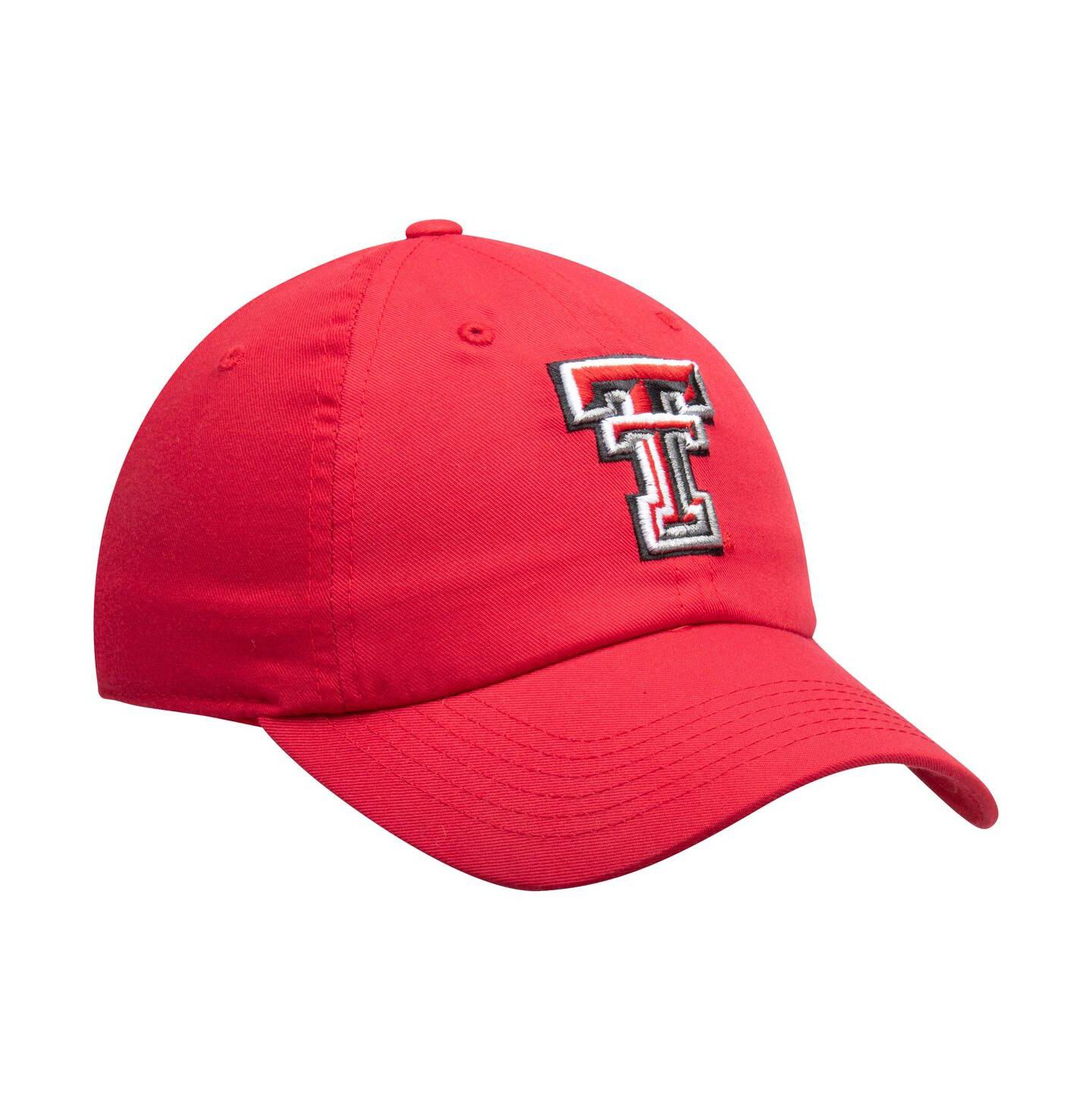 Мужская кепка Top of the World Red Texas Tech Red Raiders Primary Logo Staple Adjustable Hat — фото 2
