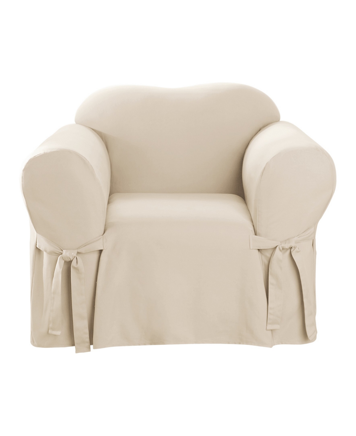 Sure Fit Duck 1-pc Chair Slipcover, 40" X 43" In Natural