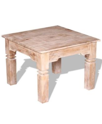 Coffee Table Acacia Wood 23.6"x23.6"x17.7"