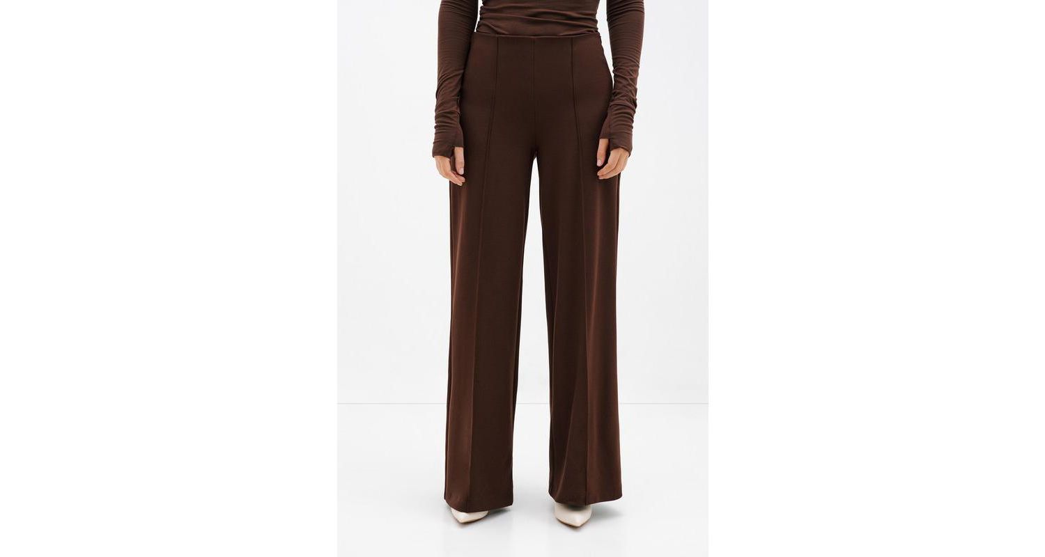 Women's Gina Wide-Leg Mid-Rise Trousers