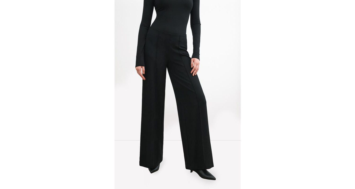 Women's Gina Wide-Leg Mid-Rise Trousers