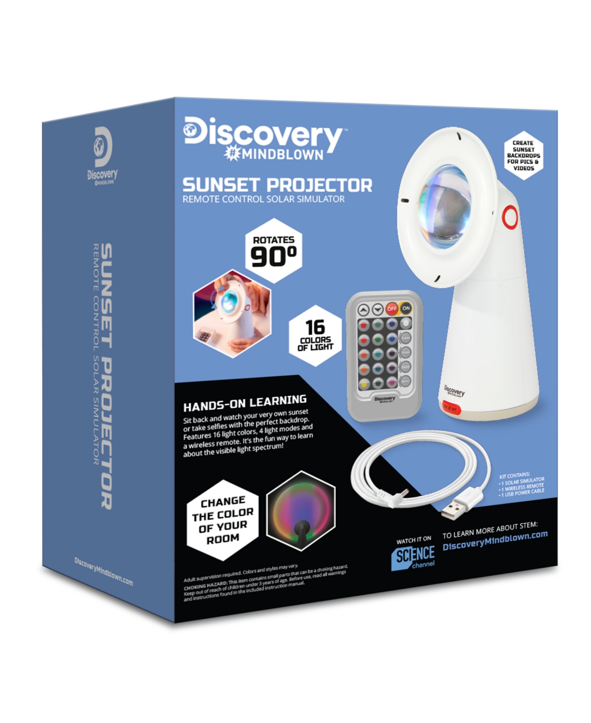 Discovery Kids' Sunset Science Solar Simulator In White