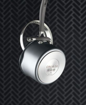 A1 Series with ScratchDefense Technology Aluminum 2-Quart Nonstick Induction Straining Sauce Pan with Lid