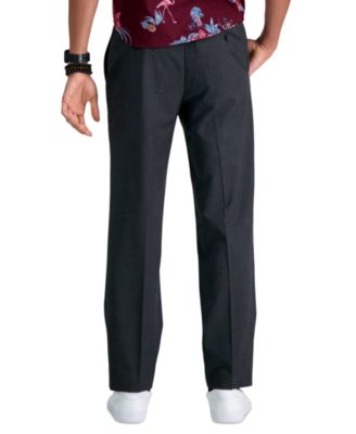 JMH Men's 4 Way Stretch Slim Fit Flat Front Dress Pant
