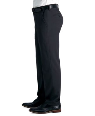 Men’s Premium Comfort Straight-Fit 4-Way Stretch Wrinkle-Free Flat-Front Dress Pants