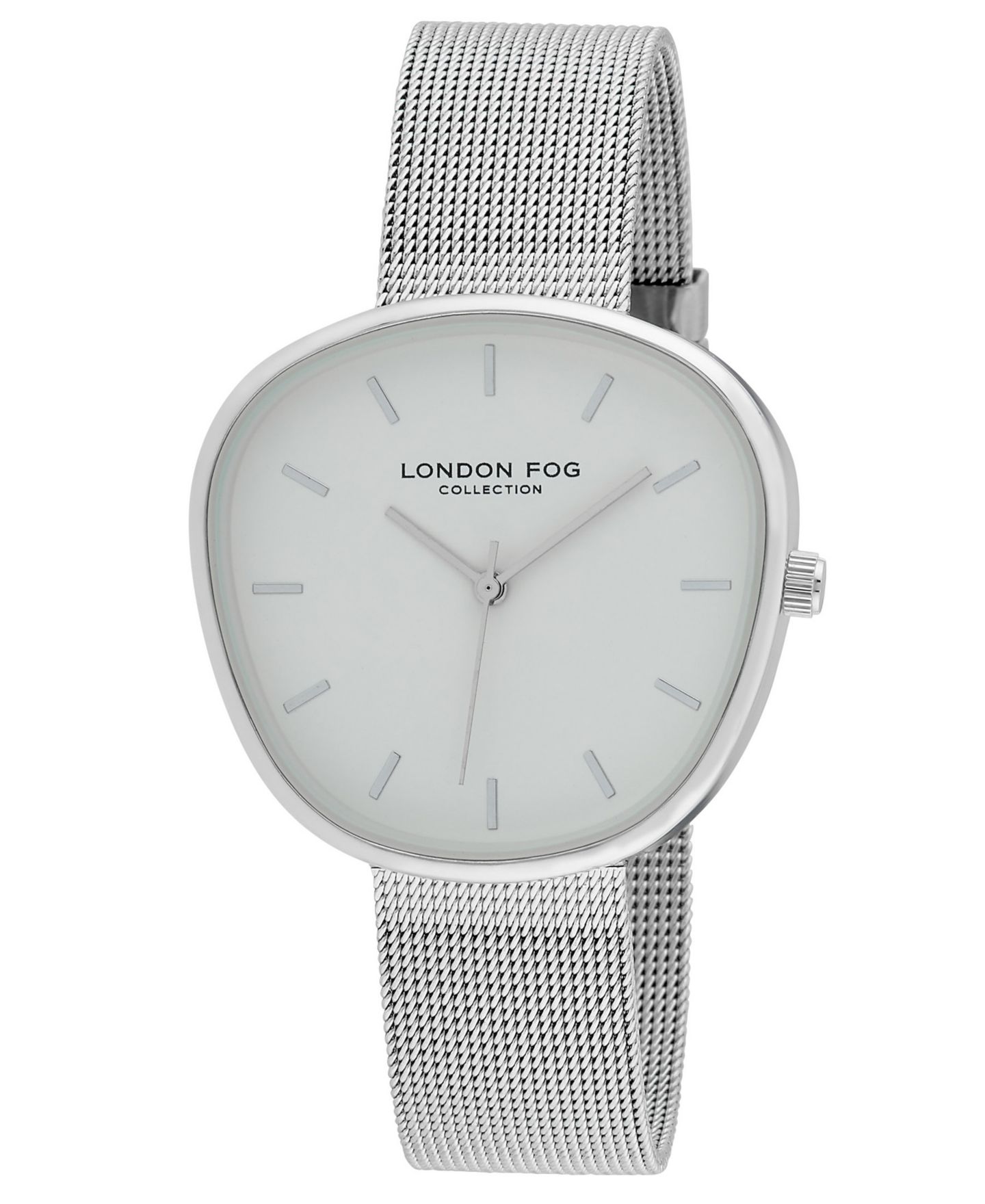 Женские часы London Fog Quartz Bath Silver-Tone Alloy Strap Watch 36mm — фото 1