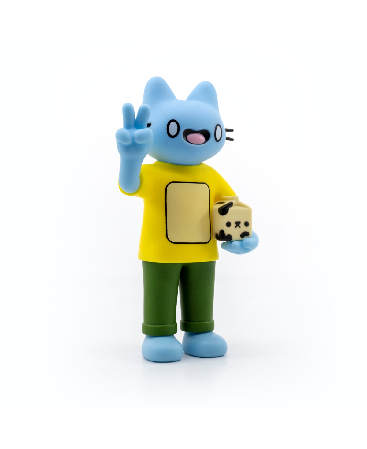 Shop Macy's Thanksgiving Day Parade Edition 6.5" Blue Cat And Chugs Vinyl Figure In Cool Cat Blue