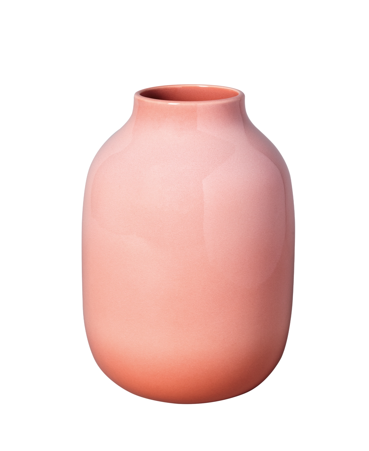 Villeroy & Boch Perlemor Home Nek Vase, Large In Coral