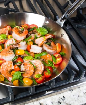 Contemporary 3-Ply Stainless Steel 10" Fry Pan