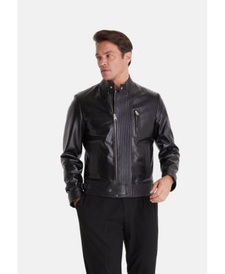 Men's Fashion Jacket, Nappa Black