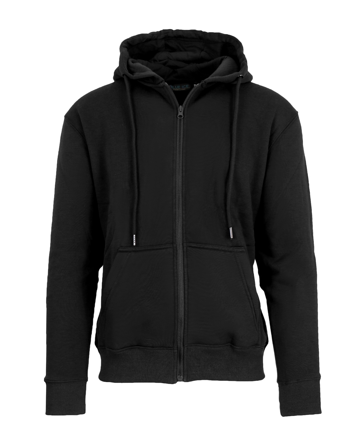 Men's Fleece-Lined Full-Zip Hoodie - Heather Gray