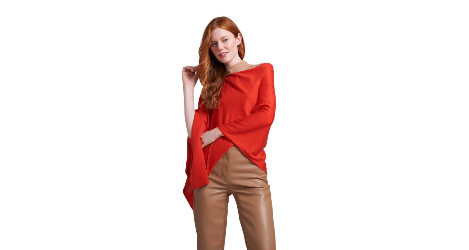 Women's Eva Lightweight Knit Poncho