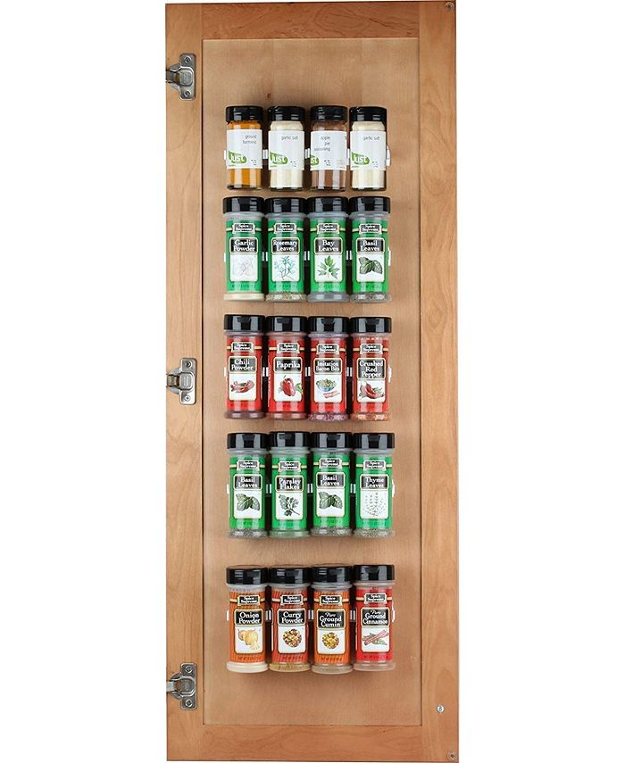 HomeIT Spice Rack 36 Spice Gripper- Spice Racks Strips Cabinet Door ...