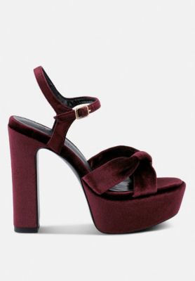 LIDDEL Womens Platform Heel Sandals