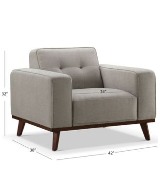 Vicenza 42" Mid-Century Upholstered Chair