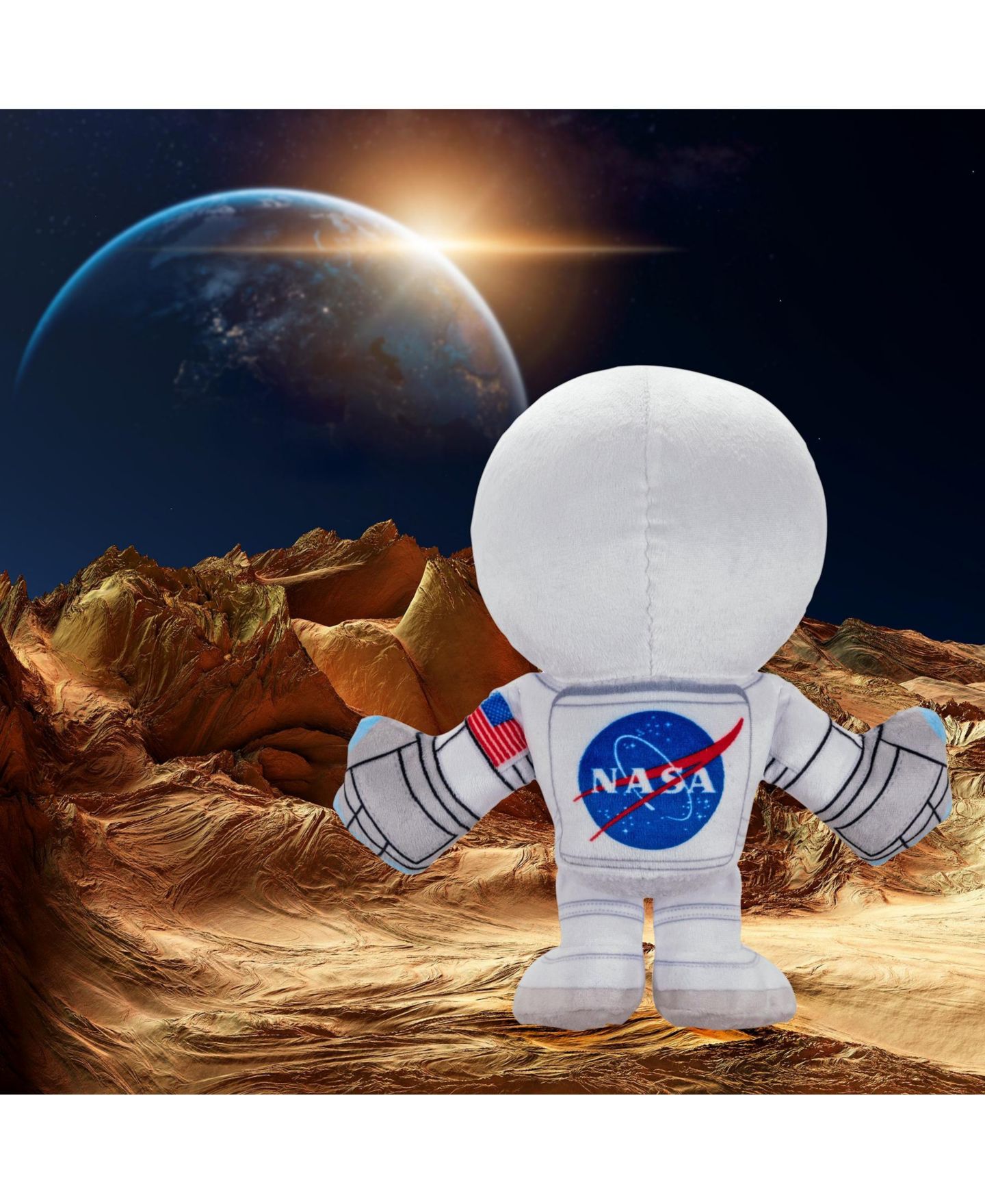 Детская мягкая игрушка Bleacher Creatures NASA Astronaut Kuricha 8" Plush — фото 3