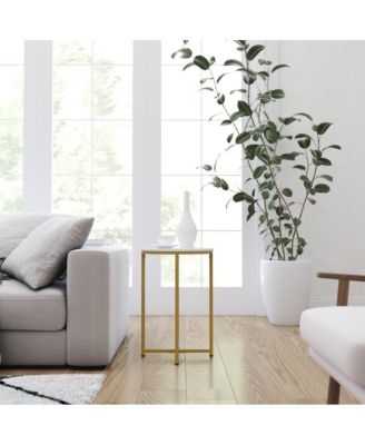 Fairdale End Table With Round Cross Brace Frame