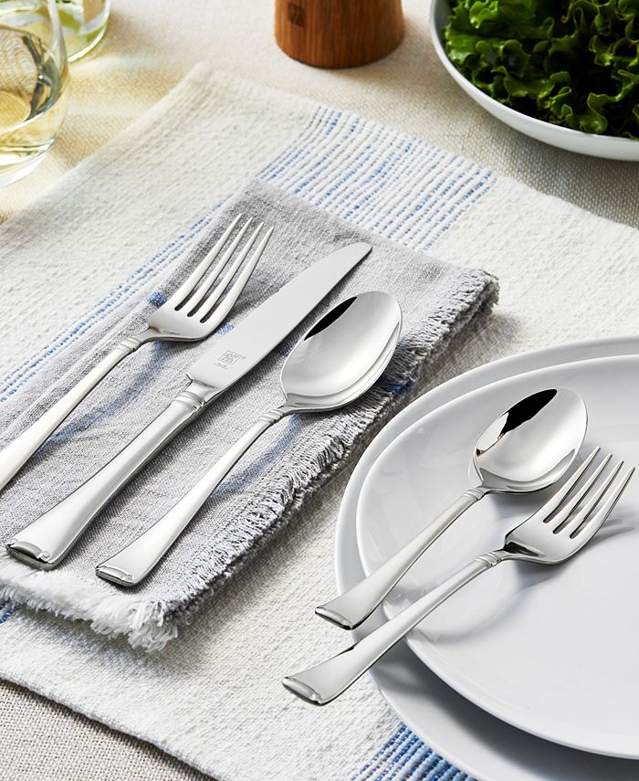 ZWILLING J.A. Henckels ANGELICO 18/10 Stainless Flatware – Contemporary, Glossy, Silver