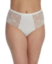 Company Ellen Tracy Women's Underwear Ultra Soft Scalloped Edge Seamless Hi  Cut Brief Panties 3-Pack Multipack