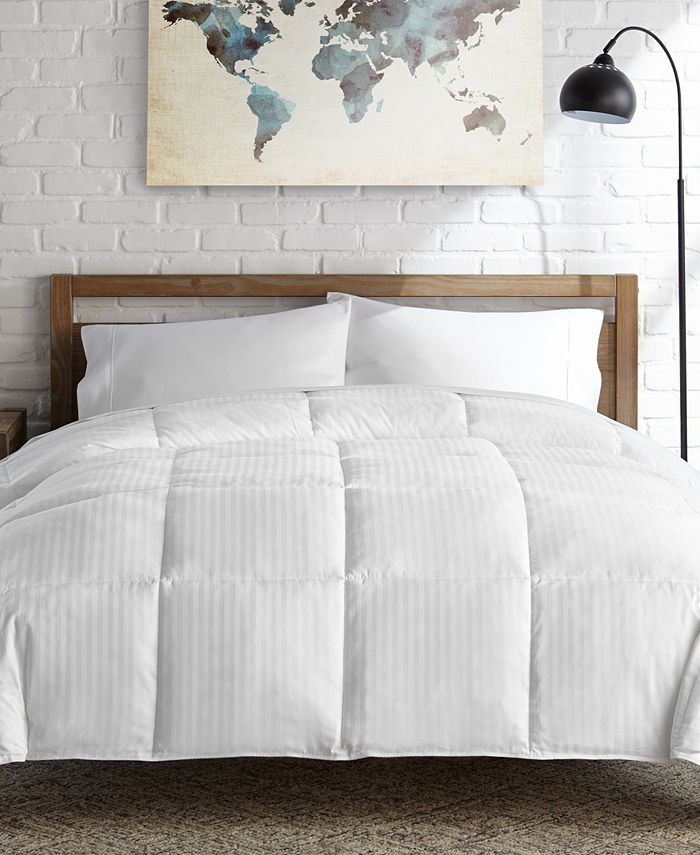 Eddie Bauer All Seasons 400 Thread Count Down Alternative Striped