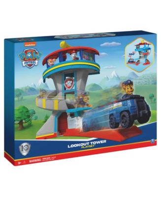 Paw Patrol Lookout Tower Playset with Toy Car Launcher - Macy's
