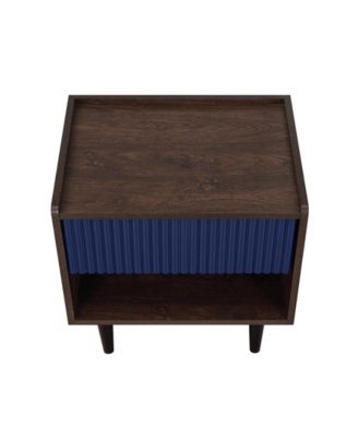 Duane 2-Piece Ribbed 1-Drawer Nightstand Set
