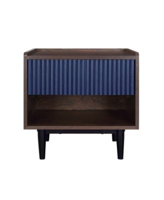 Duane 20.23" Ribbed 1-Drawer Nightstand