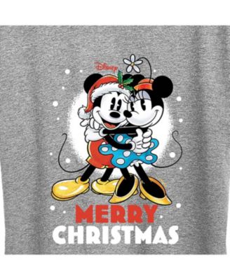 Air Waves Trendy Plus Size Disney Christmas Graphic T-shirt