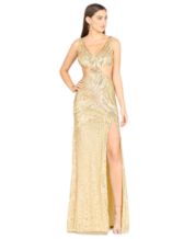 Macys shop gold dresses