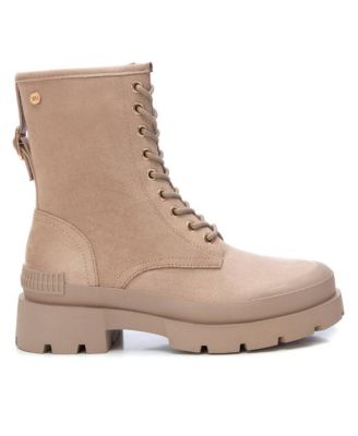 Women's Suede Lace-Up Boots By XTI