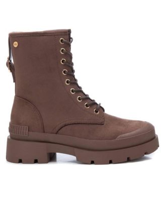 Women's Suede Lace-Up Boots By XTI