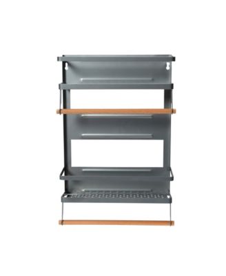 Metal Magnetic Organizer with Paper Towel Holder