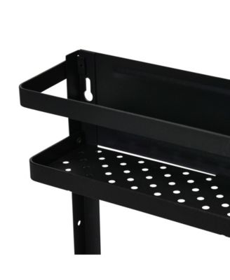 Metal Magnetic Organizer with Towel Rack