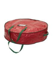 Honey-Can-Do Red 30-Inch Wreath Storage Bag