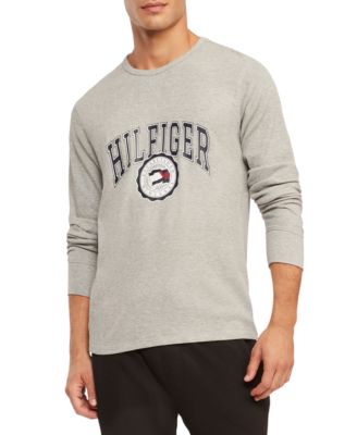 Tommy Hilfiger - Men's Waffle-Knit Long-Sleeve Crewneck Top
